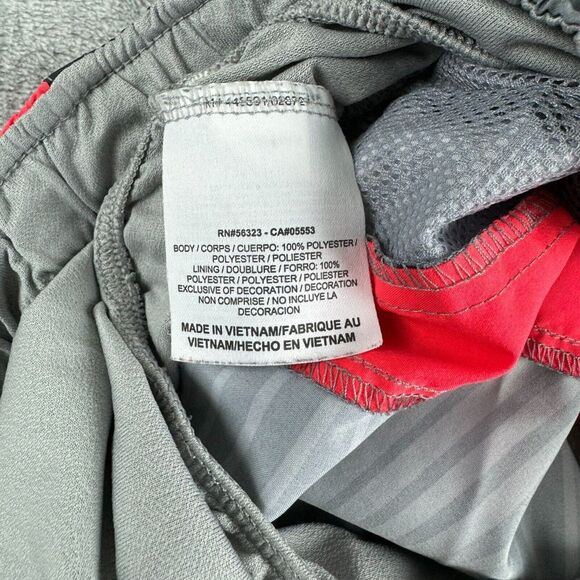 Nike Running Shorts Mens Large Grey Striped Lightweight Performance 7" Inseam - Picture 10 of 16
